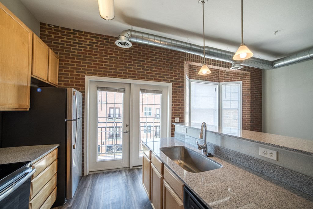 Stainless Steel Sink With Faucet In Kitchen at Providence at Old Meridian, Carmel, Indiana