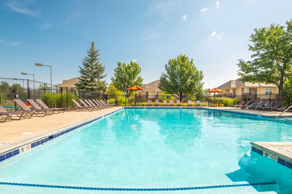 Swimming Pool at The Village on Spring Mill, Carmel, IN, 46032