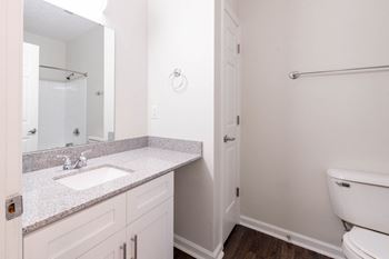 Large Soaking Tub In Bathroom at Steeplechase at Shiloh Crossing, Avon, Indiana