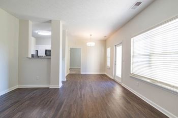Wood Floor Dining Room at Steeplechase at Shiloh Crossing, Indiana
