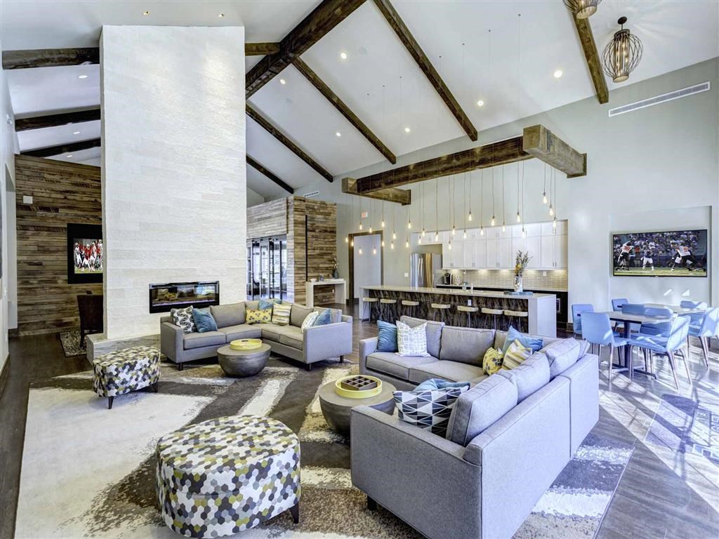 Fireplace Sitting Area at Whetstone Flats, Nashville, 37211