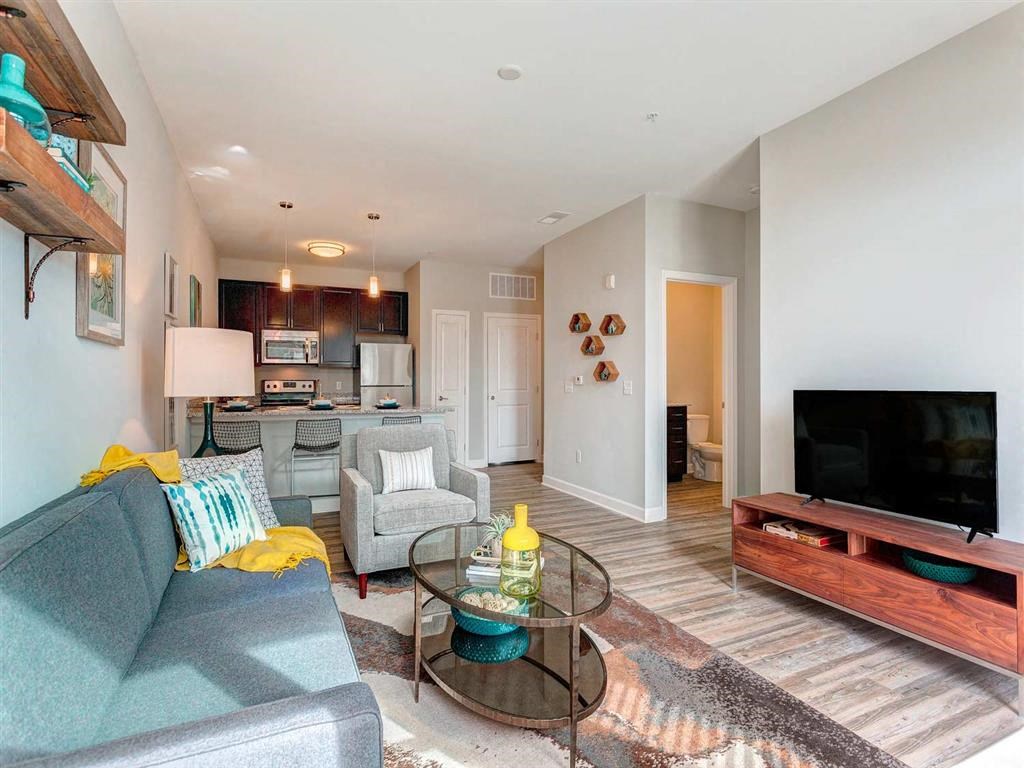 Bright Kitchen View From Living Room at Whetstone Flats, Tennessee