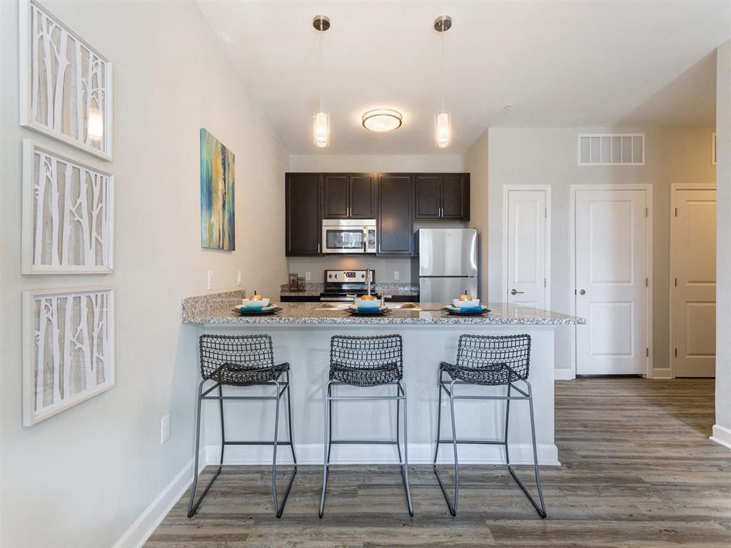 Fully-Equipped Kitchens at Whetstone Flats, Nashville, TN, 37211