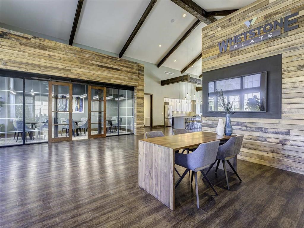 Residential kitchen With Dinning Table at Whetstone Flats, Nashville, TN, 37211