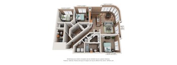 bedroom floor plan an open concept layout with a lot of natural light