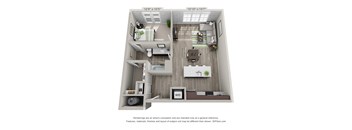 a 1 bedroom floor plan | the ridge at san antonio