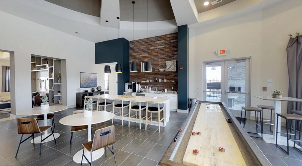 clubhouse with amenities at Echo Park at Perry Crossing Apartments, Plainfield, IN, 46168