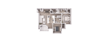 B4 Floor Plan at Village at Almand Creek, Conyers Georgia