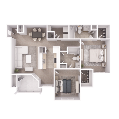 B4 Floor Plan at Village at Almand Creek, Conyers Georgia