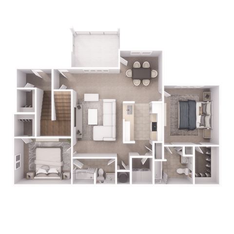 B5 Floor Plan at Village at Almand Creek, Conyers