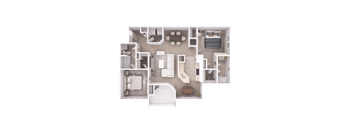B6 Floor Plan at Village at Almand Creek, Georgia
