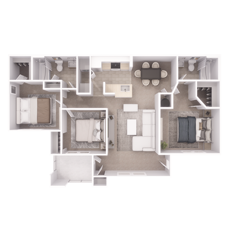 C1 Floor Plan at Village at Almand Creek, Conyers, GA 30094