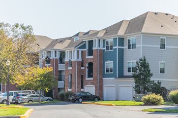 Apartment Exterior at The Village on Spring Mill, Carmel, IN, 46032