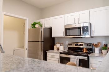 Kitchen Bar With Granite Counter Top at The Village on Spring Mill, Indiana