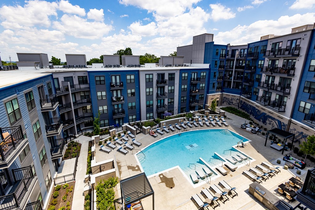 a view of the pool at residence inn downtown