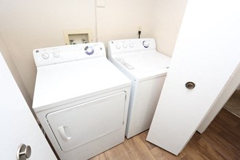 Stacked Washer/Dryer at Canter Chase Apartments, Louisville, Kentucky - Photo Gallery 24