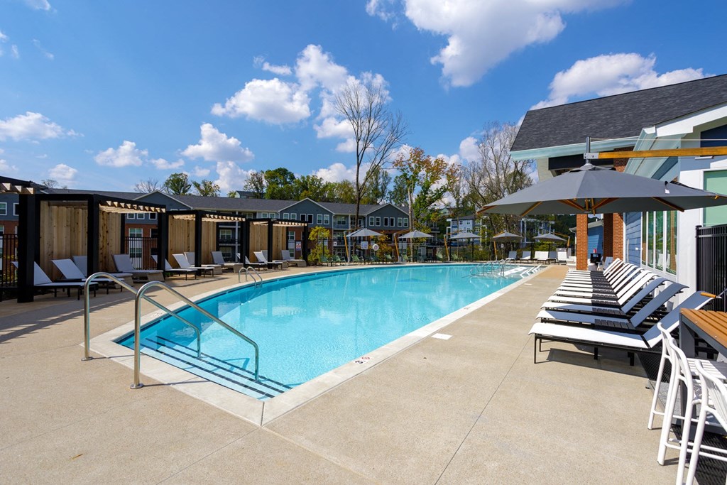 Pool With Sunning Deck at Whetstone Flats, Nashville, TN, 37211