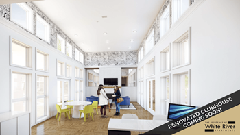 a rendering of the renovated white river building - Photo Gallery 2