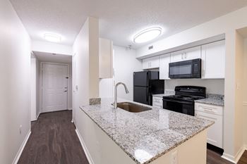 Kitchen Unit at The Residence at White River Apartments, Indiana