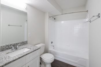 Bathroom With Bathtub at The Residence at White River Apartments, Indianapolis, IN, 46228