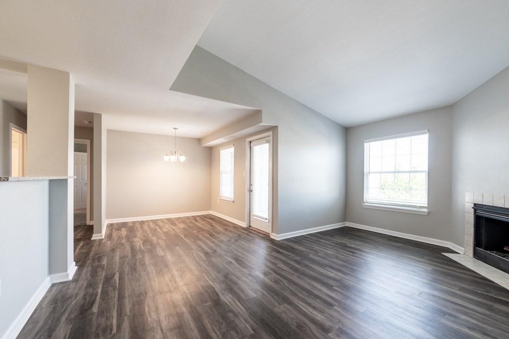 Interior decor with wooden floors at The Reserve at Williams Glen, Zionsville, IN, 46077