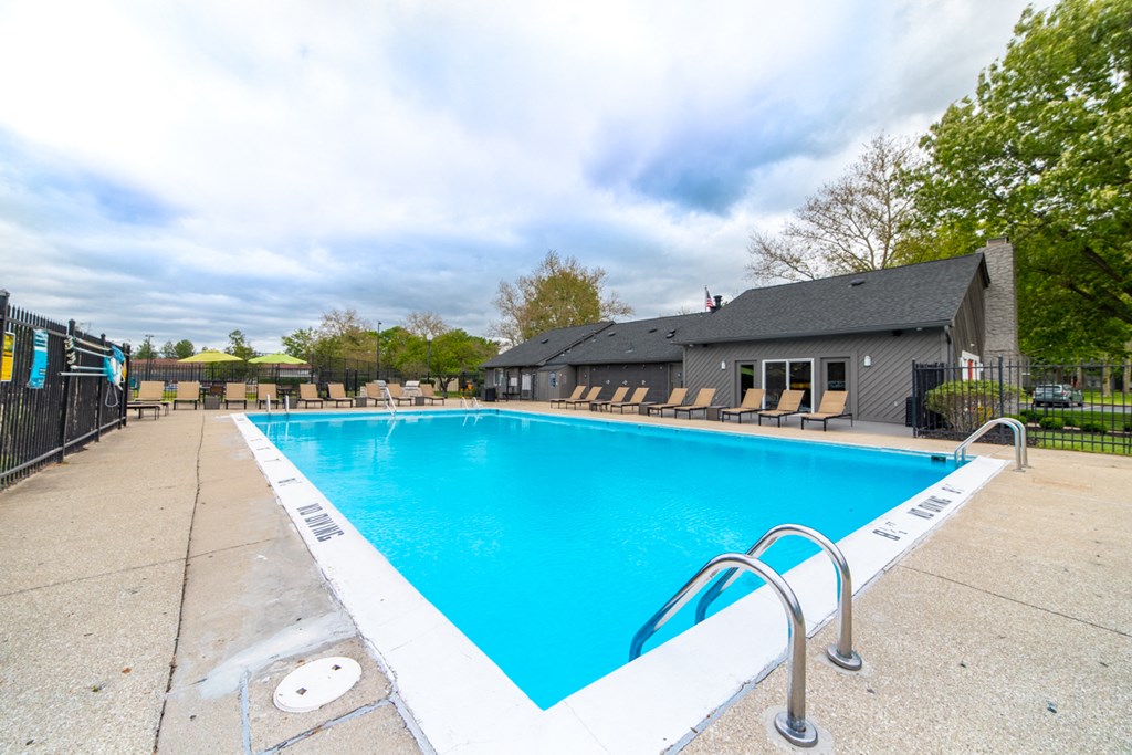 Sparkling Swimming Pool at Woodbridge Apartments, Louisville