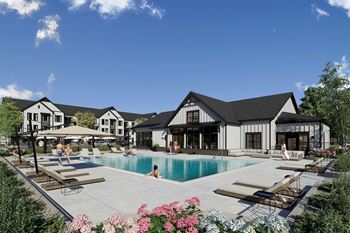 Clubhouse Exterior  at Plat 4 at Research Triangle, Durham, NC