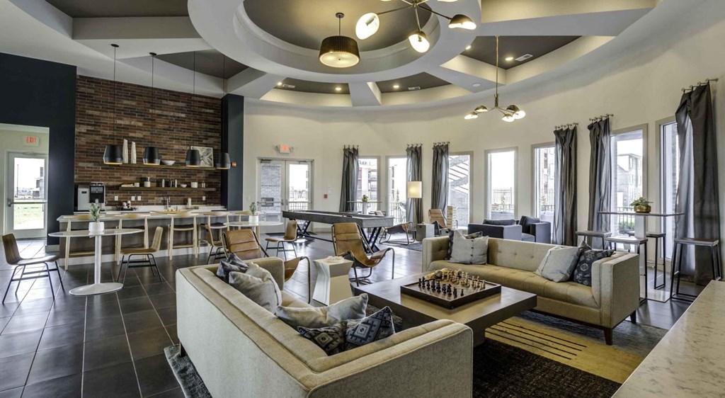 clubhouse at Echo Park at Perry Crossing Apartments, Plainfield, IN, 46168