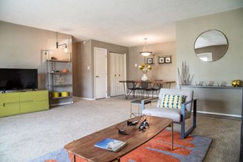 Living Room Come Dining Area at Gramercy, Carmel, Indiana