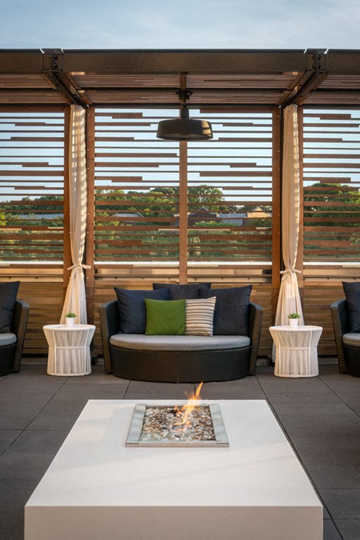 Exterior Fire- pitat Aertson Midtown, Nashville, TN, 37203