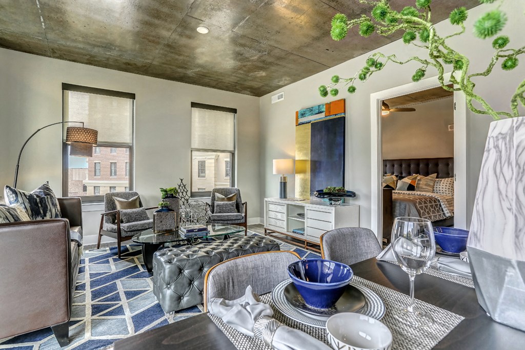 Living Room Come Dining Area Viewat Aertson Midtown, Nashville, Tennessee