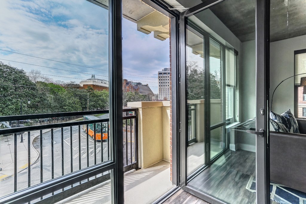 View From Private Balcony at Aertson Midtown, Nashville, Tennessee