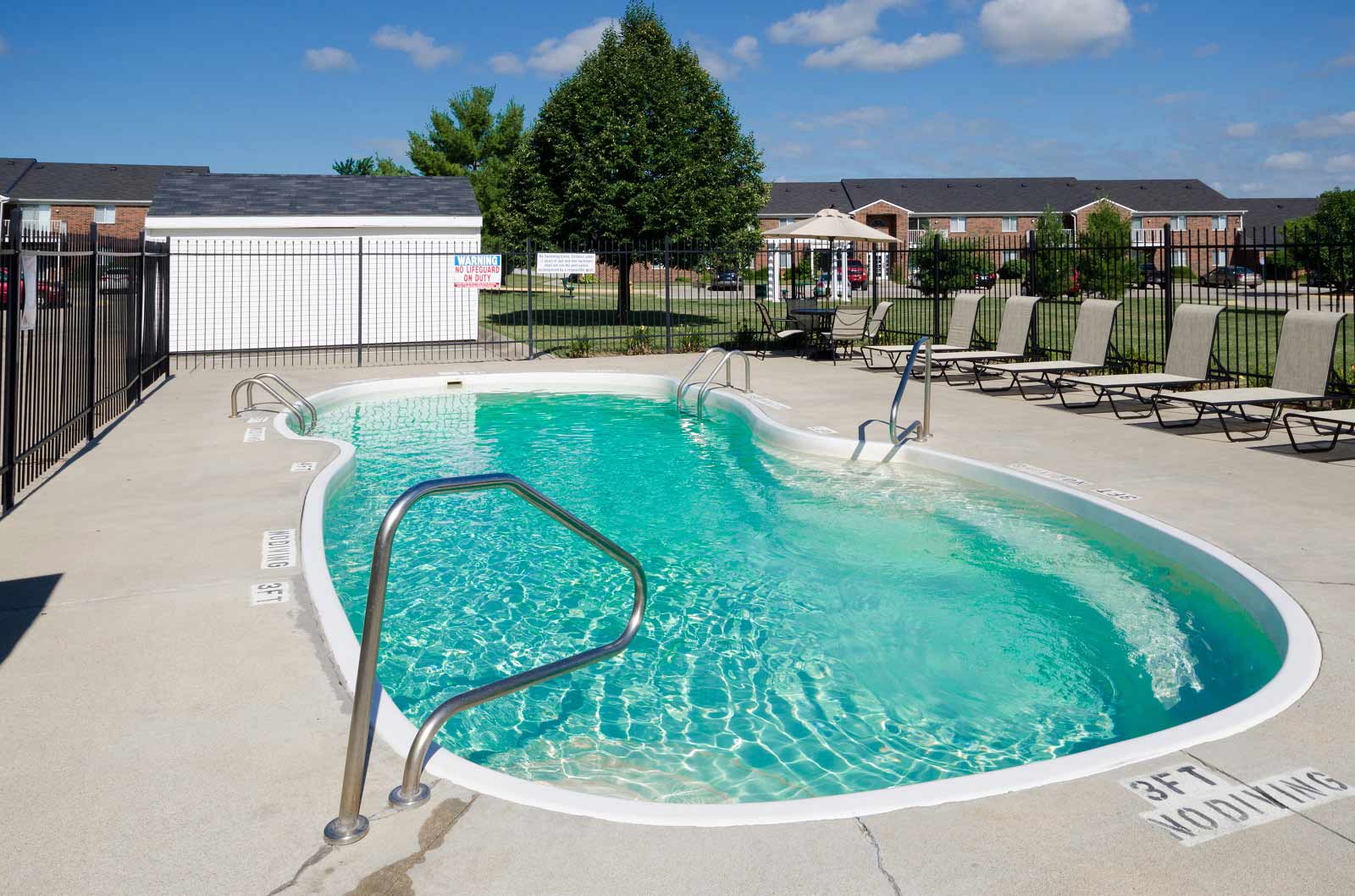 Invigorating Swimming Pool at Bradford Place Apartments, Lafayette, IN, 47909