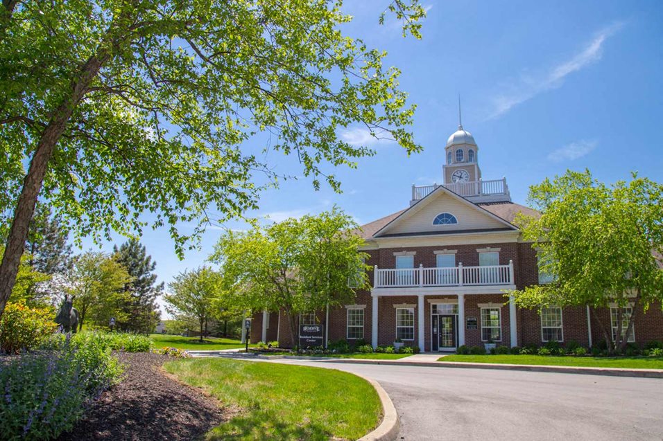 Front Entrance at The Reserve at Williams Glen Apartments, 2201 Williams Glen Blvd, Zionsville