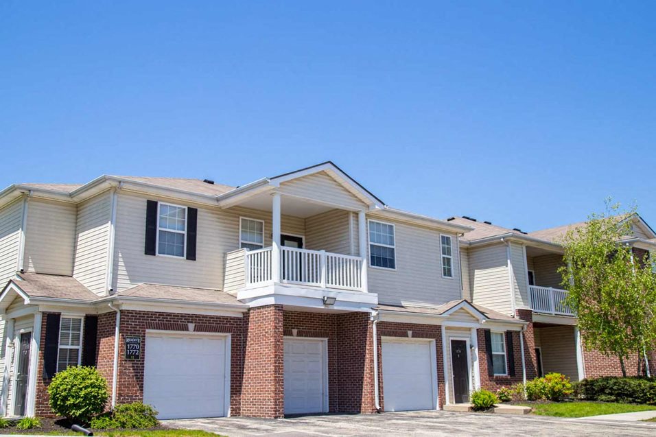Parking garages at The Reserve at Williams Glen Apartments, 2201 Williams Glen Blvd, Zionsville