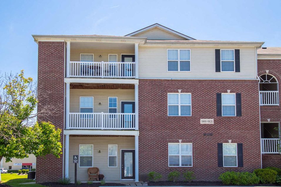 Patio/balconies at The Reserve at Williams Glen Apartments, Zionsville, IN