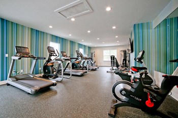 Cardio Machines In Gym at Gramercy, Carmel, IN, 46032 - Photo Gallery 20