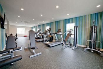 Fitness Center With Modern Equipment at Gramercy, Carmel, IN, 46032