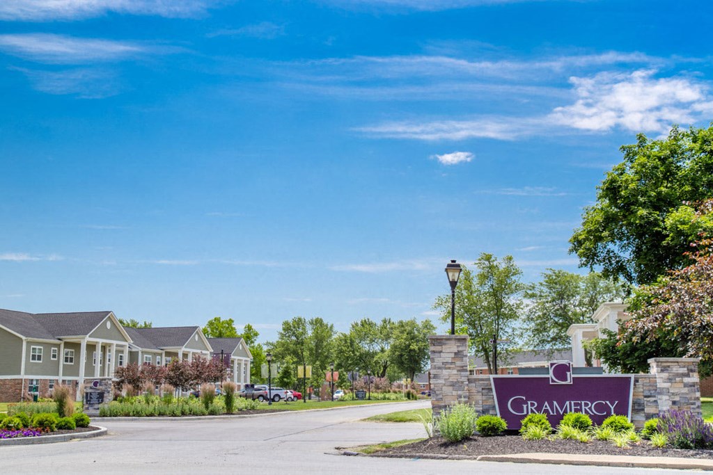 Welcoming Property Signage at Gramercy, Carmel
