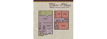 3 Bed 2.5 Bath Floor Plan at Gramercy, Carmel