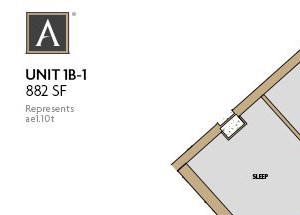 1 Bedroom X 1 Bath Floor Plan 1 Bedroom X 1 Bath Floor Planat Aertson Midtown, Tennessee, 37203