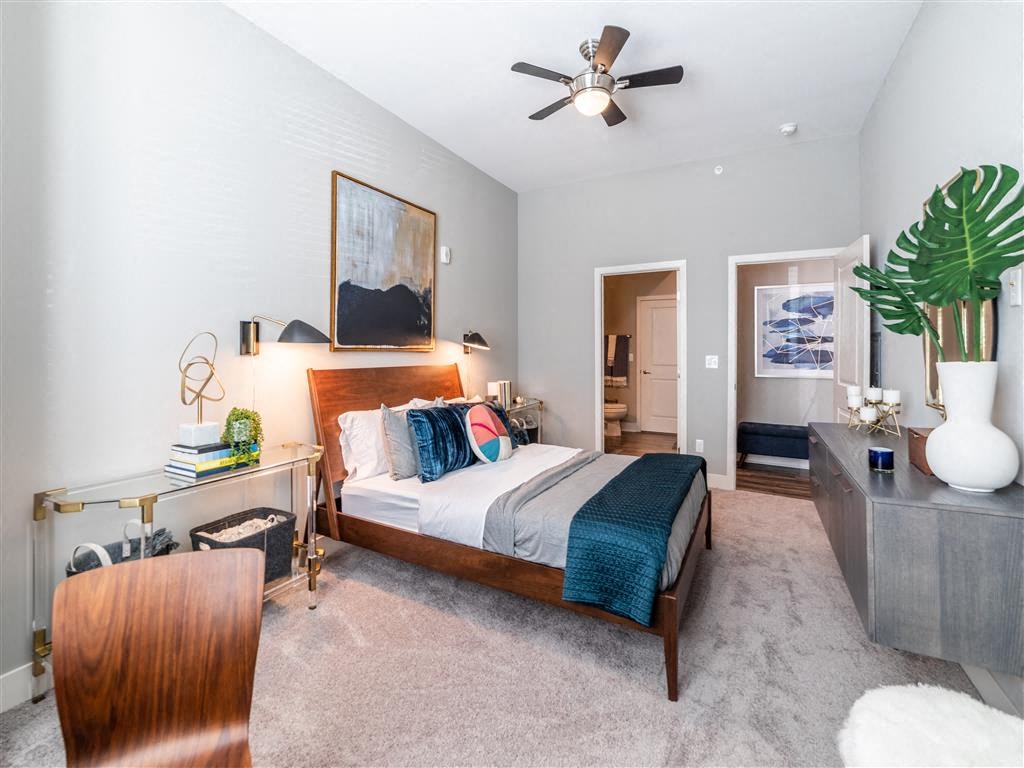 Bedroom With Closet at The Foundry, South Bend
