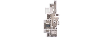 B1 Floor Plan at Village at Almand Creek, Conyers, 30094