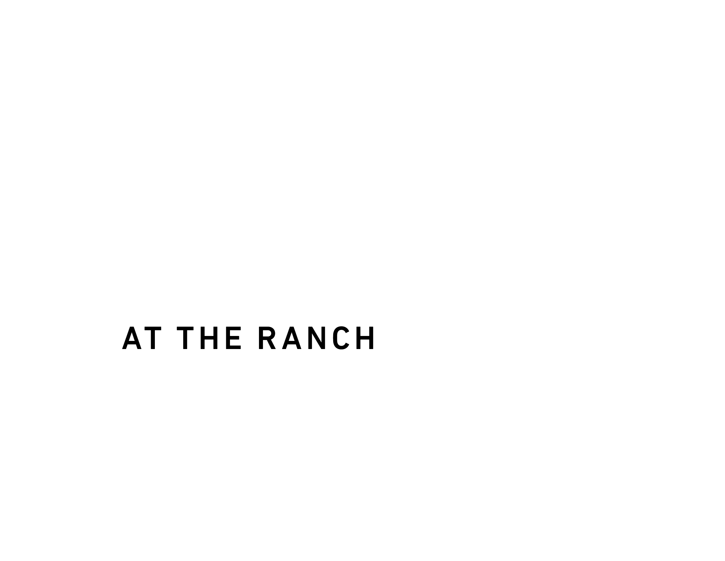 a white logo on a black background