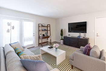 Living Room With TV at Gramercy, Carmel, IN - Photo Gallery 32