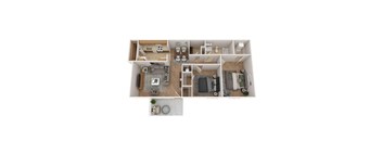 2 Bedroom Garden