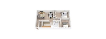 Penn Weldy 2 Bed 3D