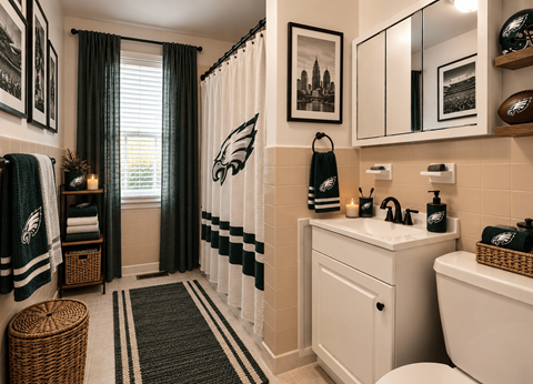 A bathroom with a white toilet and a white sink.