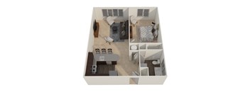One Bedroom Medium