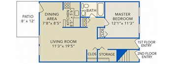 One- Bedroom Apartment